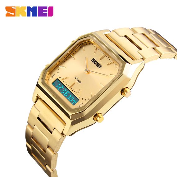 Наручний годинник Skmei 1220GD Gold | Зображення 1