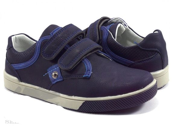 Дитячі черевики P177 blue-L.blue Clibee 33