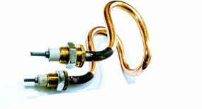 Мідний тен 1500w D 11 штуцер м 18 для нагріву води