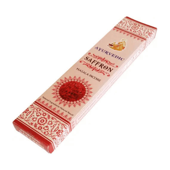 Аромапалички Saffron Шафран 20 г Ayurvedic 8906038341097