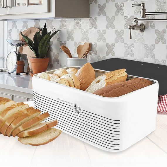 Хлебница Maestro MR-1772-S 30x20x15,7 См | Зображення 1