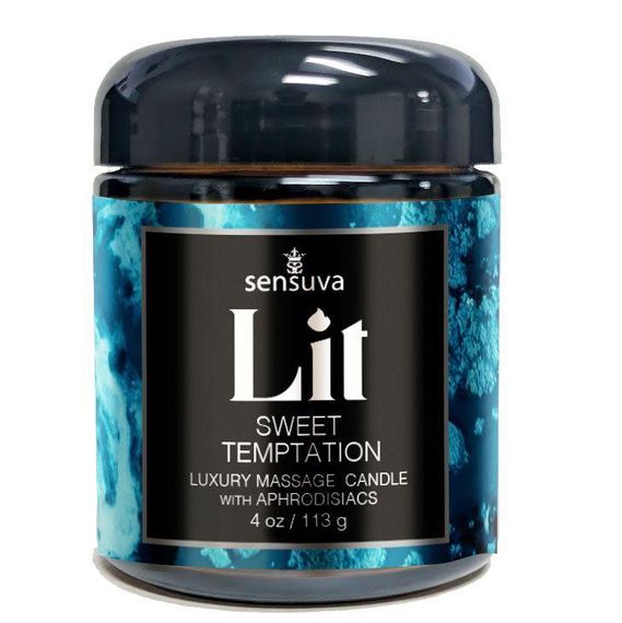 Массажная свеча Sensuva Lit Sweet Temptation Massage Candle 113г sexstyle