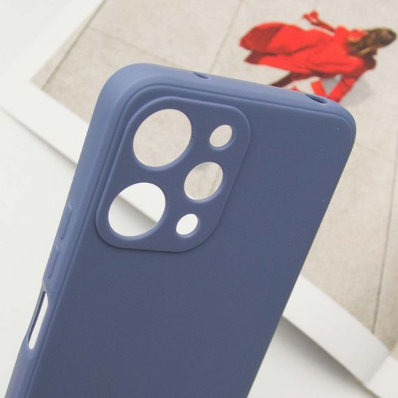 Силиконовый чехол Candy Full Camera для Xiaomi Redmi 12 Голубой / Mist blue | Зображення 4