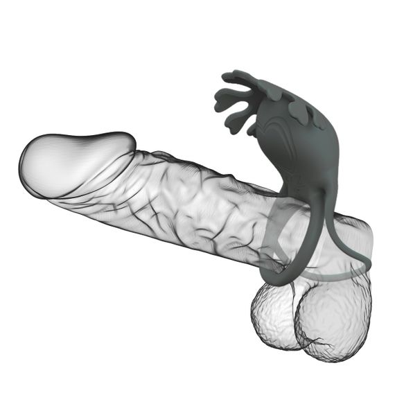 Кільце ерекційне Pretty Love - Master ring, 7 vibration functions, BI-210311-2 Sex Aura | Зображення 1