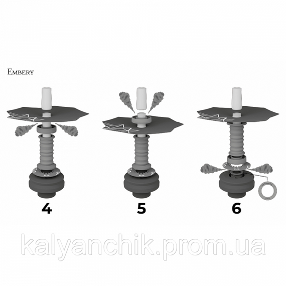 Кальян Embery Mini Mono — Flip Blue | Зображення 5