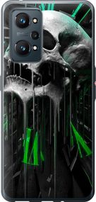 Чехол на Realme GT Neo 2 Череп-часы "4100u-2489-17620"
