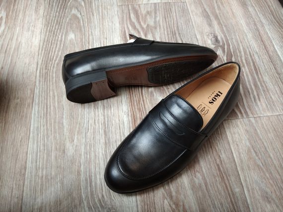 Практичні чорні лофери Ikos 44 розмір 29 см | Зображення 1