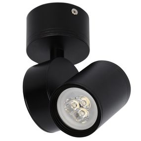 Светильник потолочный LED накладной светодиодный поворотный LED-214/3x1W BK