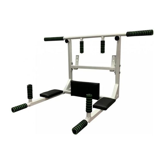 Турник-брусья настенный Iron 4 в 1 с мягкими ручками белый NE-TR-4W | Зображення 1