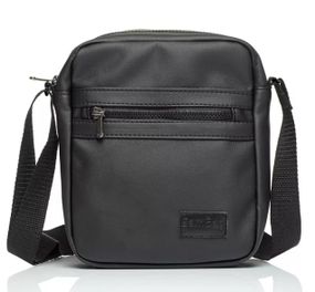 Чоловіча сумка месенджер Sambag Makros чорна 23 × 19 × 7 см (70278001m)