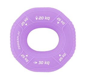 Еспандер кистьовий силіконовий PowerPlay PP-4331 Hand Grip Medium 20-25-30 кг Фіолетовий (PP_4331_Purple_(20-25-30))