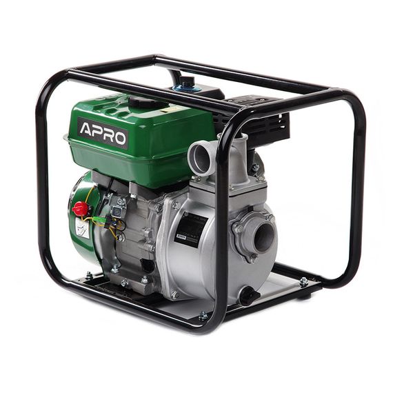 Мотопомпа APRO WP-30 6.5л.с. 30 м³/ч 27м бензинова 4-х тактн. 852132 | Зображення 1