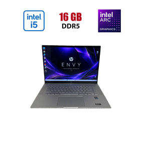 Игровой ноутбук HP Envy 16t-h000 / 16" (2560x1600) IPS / Intel Core i5-12500H (12 (16) ядер по 3.3 - 4.5 GHz) / 16 GB DDR5 / 512 GB SSD / Intel Arc A370M, 4 GB GDDR6, 64-bit / WebCam б/у