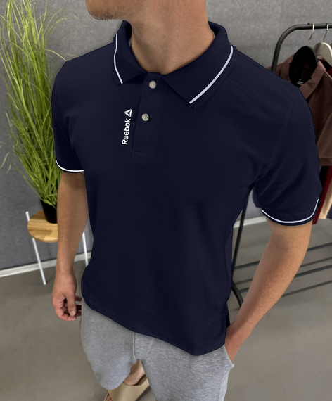 Поло рибок темносиний S L