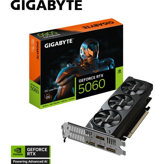 Видеокарта GIGABYTE GeForce RTX5060 8Gb OC Low Profile (GV-N5060OC-8GL) | Зображення 8