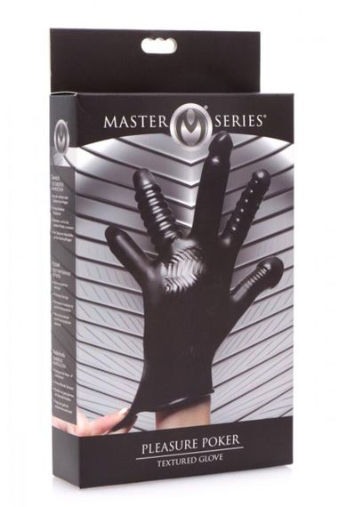 Рукавичка з різними текстурами Master Series Pleasure Poker Textured Glove Sex Aura | Зображення 4