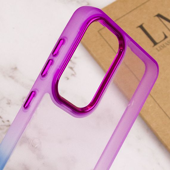 Чохол TPU+PC Fresh sip series для Samsung Galaxy A35 Синій / Фіолетовий | Зображення 3