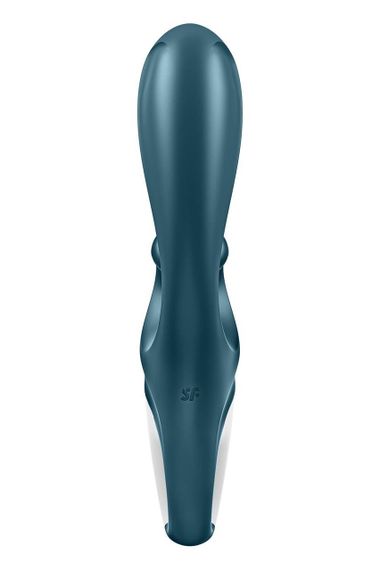 Смарт вибратор кролик Satisfyer Hug Me Bluegrey, 2 мотора, диаметр 4,2см, широкая клиторальная часть Sex Aura | Зображення 5