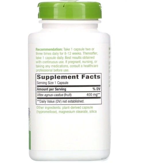 Витекс Nature's Way Vitex Fruit 400 mg 320 Veg Caps NWY-11923 | Зображення 1