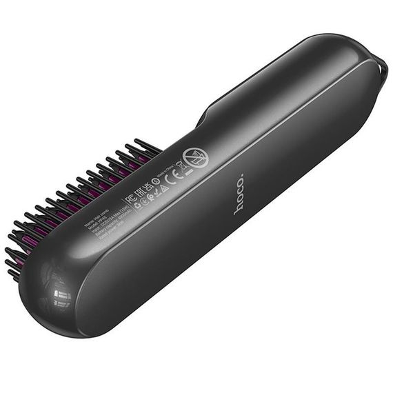 Расческа-выпрямитель Hoco HP45 Heating straight hair comb Gray | Зображення 4