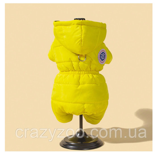 Комбинезон для собак и котов EcoToys Yellow L желтый A: 31 см B: 37 см C: 32 см L-7032 | Зображення 3