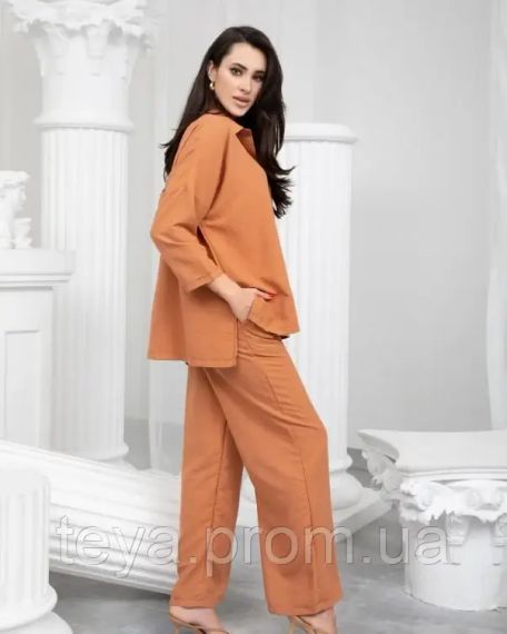 Костюм колір гірчичний розмір M FI_003508 | Зображення 1