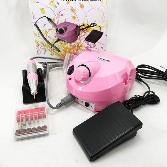 Фрезер DM-11-1 для манікюру та педикюру, потужний манікюрний фрезер, ручка фрезер. Колір: рожевий | Зображення 5