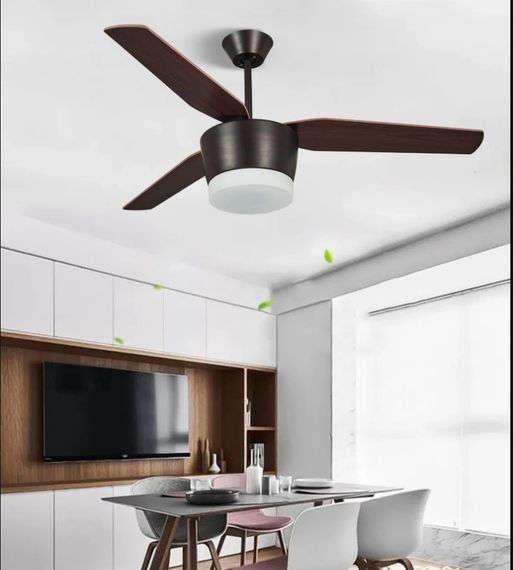 Люстра вентилятор LED 24W WW+NW+CW WH/BK (BKL-905S/1) | Зображення 6