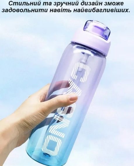 Пляшка для води Casno 800 мл KXN-1257 Біла (KXN-1257_White) | Зображення 7