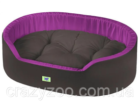 Лежак для котов и собак Ferplast Dandy C Colour 110 фиолетовый 110x70x23 см 82946099