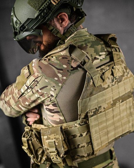 Плитоноска 4 швидких скидання з напашником Cordura піксель ДЛ63965 | Зображення 8