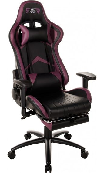 Кресло геймерское GT Racer X-2534-F BlackViolet | Зображення 3