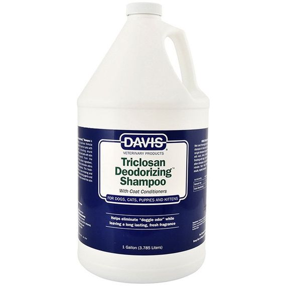 Davis Triclosan Deodorizing шампунь дезодоруючий для собак та котів, 3.79 л