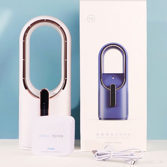 Настільний вентилятор F6 2in1 з зволожувачем повітря 2200mAh White | Зображення 5