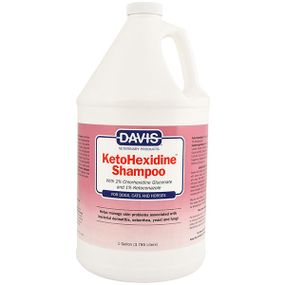 Davis KetoHexidine Shampoo шампунь противогрибковый для собак, кошек и лошадей, 3.79 л
