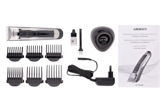 Машинка для стрижки Ardesto HC-Y30-DBS /2.4Вт/черный+металл/дисплей (HC-Y30-DBS) | Зображення 7