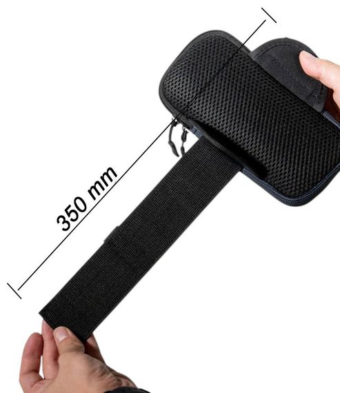 Чехол на руку Primo Sport универсальный спортивный для телефона до 6.5" - Black/Green | Зображення 6