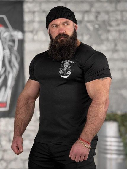 Тактична потоотводна футболка SABUR Не сси вивезу black ВТ5080 | Зображення 2