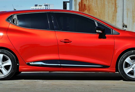 Бокові пороги DPT V-2 (Під фарбування) для Renault Clio IV 2012-2019 рр | Зображення 1