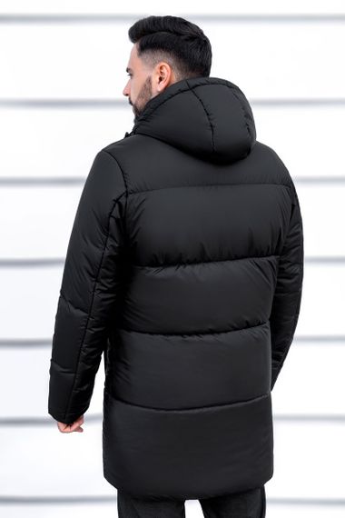 Чоловічий Пуховик Sun`s House  розмір: 2XL Чорний (арт. M-136) | Зображення 3