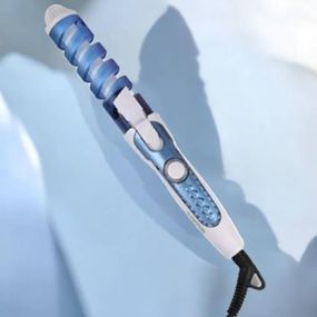 Спіральна плойка для завивки волосся NOVA NHC-2007 Синя