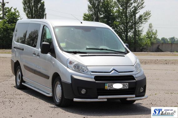 Передній захист ST009 (нерж.) 51 мм для Fiat Scudo 2007-2015 рр | Зображення 2