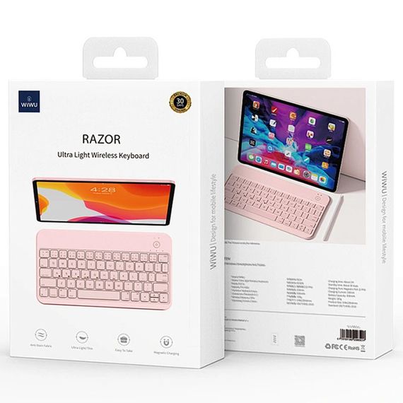 Клавиатура WIWU Razor Wireless Keyboard RZ-01 Pink | Зображення 4