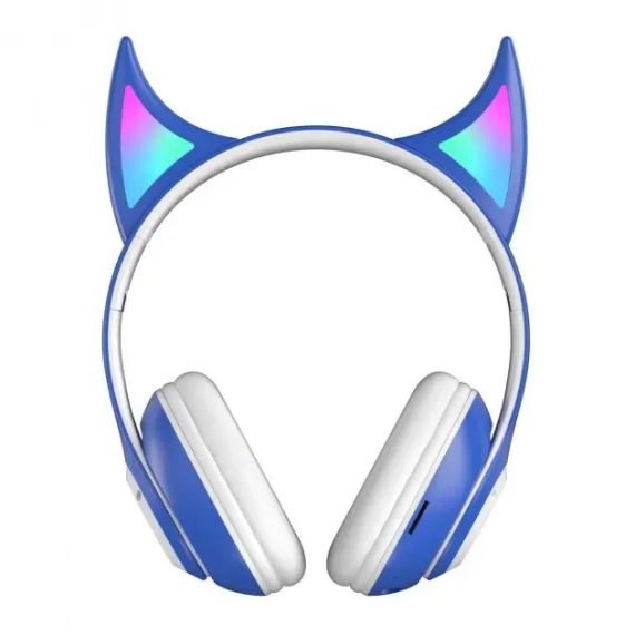 Беспроводные детские Наушники с Ушками с подсветкой с MicroSD Ear STN-25 Bluetooth | Зображення 3