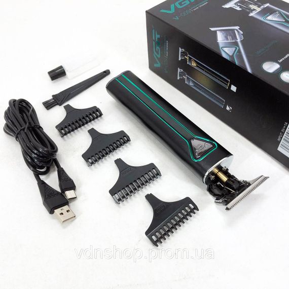 Перезаряджається набір для стрижки волосся VGR, Електрична машинка тример для волосся і бороди NU-59 | Зображення 3