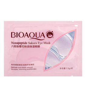 Гідрогелеві патчі під очі BIOAQUA з пептидами та пелюстками сакури
