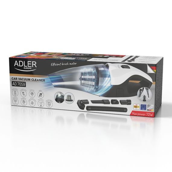 Автомобільний пилосос Adler AD 7059 акумуляторний USB-C та 12V | Зображення 9
