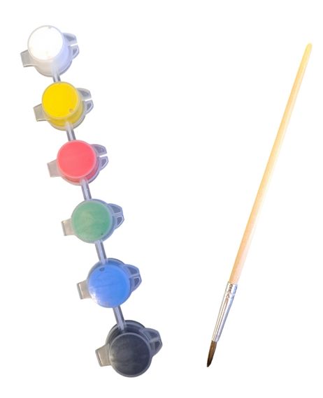 Дитячий набір для творчості футболка розмальовка Автомобіль позашляховик біла (ДФ0013) | Зображення 3