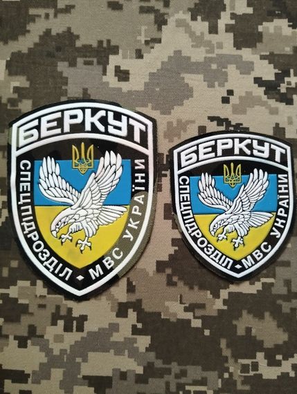 Шеврон Беркут / 2 шт комплект цветные