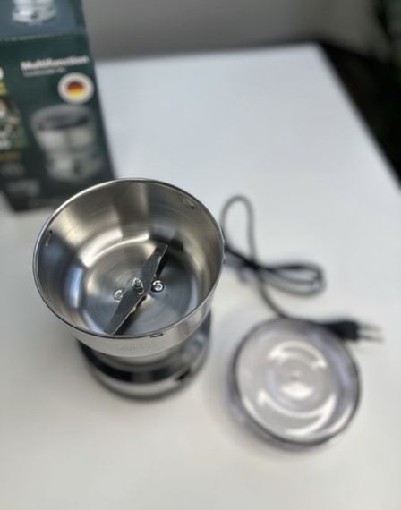 ДУЖЕ МІЦНА! Кавомолка кавомолка ножова електрична Rainberg RB-833 300W | Зображення 1